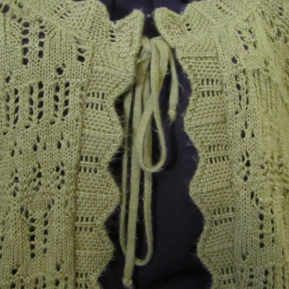 White Stag Tan Open Front Cardigan Sweater 16/18 - Picture 2 of 7